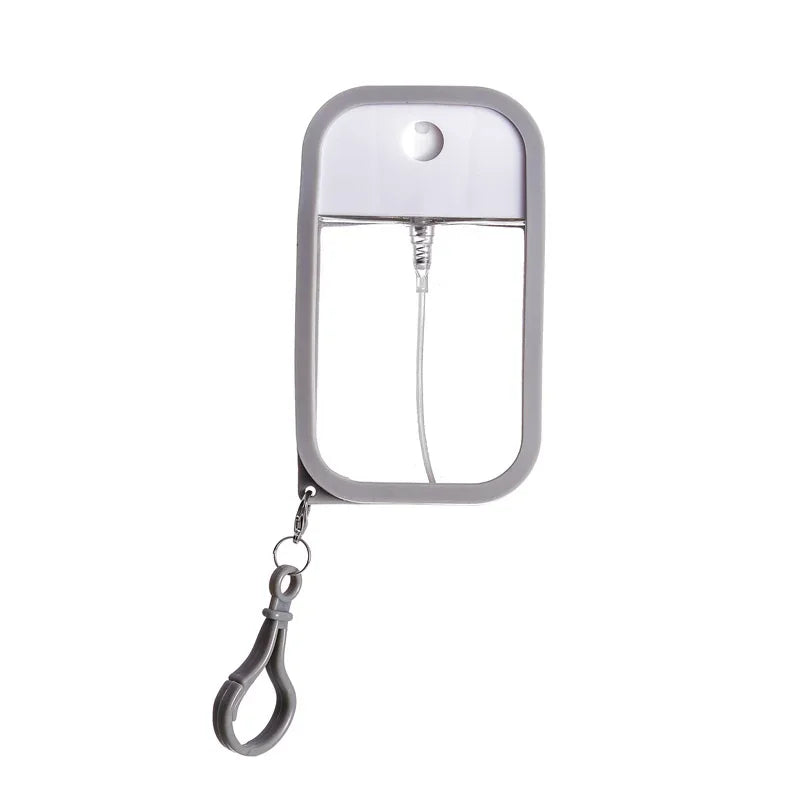 1 Juego de botella pulverizadora de tarjeta de 50ml, subembotellado de Perfume y Alcohol, subembotellado de agua de desinfección, subpaquete portátil de viaje