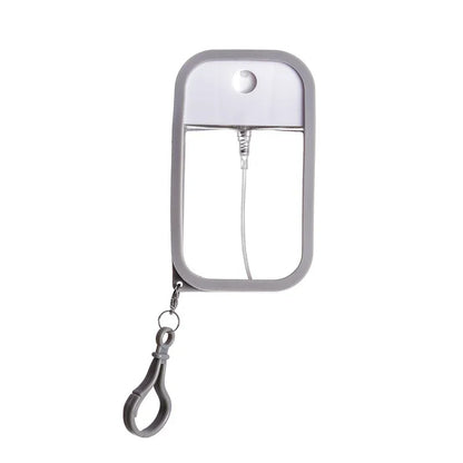 1 Juego de botella pulverizadora de tarjeta de 50ml, subembotellado de Perfume y Alcohol, subembotellado de agua de desinfección, subpaquete portátil de viaje