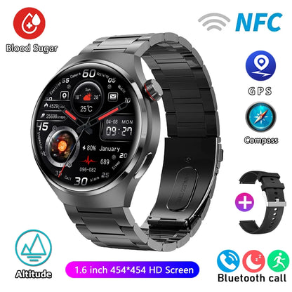 Reloj inteligente para hombre HUAWEI GT4 Pro con GPS y NFC, pantalla AMOLED de 360 x 360, control del ritmo cardíaco, llamadas por Bluetooth, IP68, resistente al agua, 2024