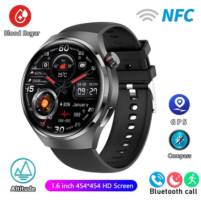 Reloj inteligente para hombre HUAWEI GT4 Pro con GPS y NFC, pantalla AMOLED de 360 x 360, control del ritmo cardíaco, llamadas por Bluetooth, IP68, resistente al agua, 2024