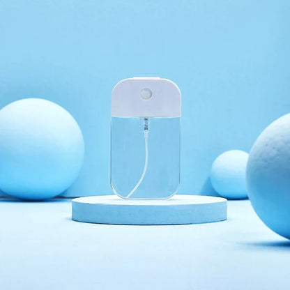 1 Juego de botella pulverizadora de tarjeta de 50ml, subembotellado de Perfume y Alcohol, subembotellado de agua de desinfección, subpaquete portátil de viaje