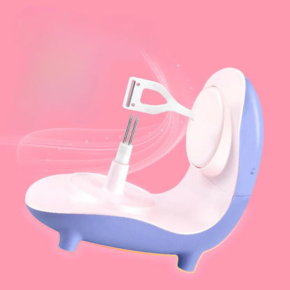 Pelador de frutas eléctrico multifuncional, herramienta de pelado automático, hoja de acero inoxidable, raspador de fruta para el hogar