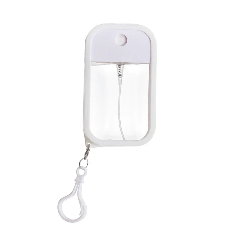 1 Juego de botella pulverizadora de tarjeta de 50ml, subembotellado de Perfume y Alcohol, subembotellado de agua de desinfección, subpaquete portátil de viaje