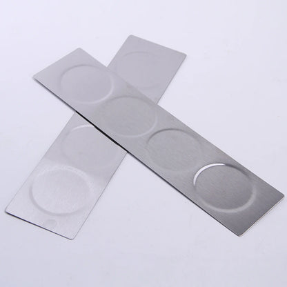 Tarros magnéticos para especias con soporte de pared, latas de acero inoxidable para especias, recipientes para condimentos con etiqueta para especias y base para almacenamiento de alimentos.