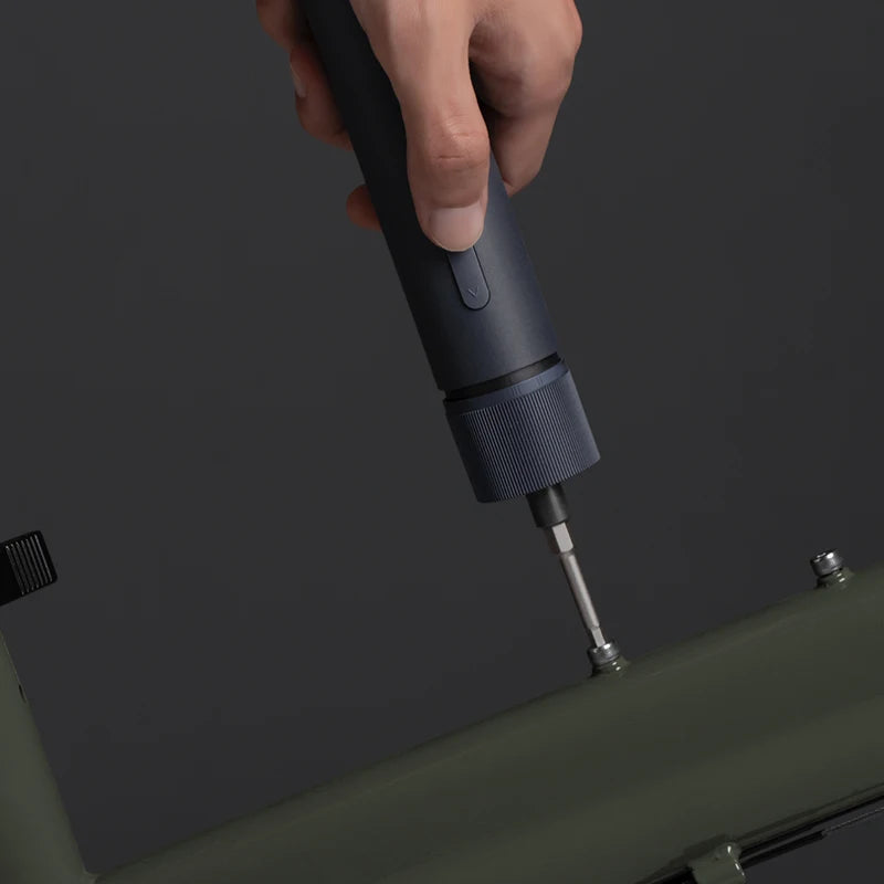 HOTO-Kit de destornilladores eléctricos de 3,6 V, conjunto de herramientas de reparación, 3 niveles de torsión, para electrodomésticos, 25 brocas de acero de aleación, Funda magnética