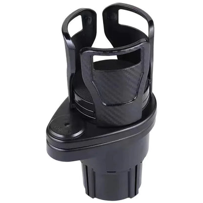 Expansor de portavasos 2 en 1 para coche, soporte ajustable de 360 grados para bebidas, organizador de botellas antivibración, accesorios interiores para coche