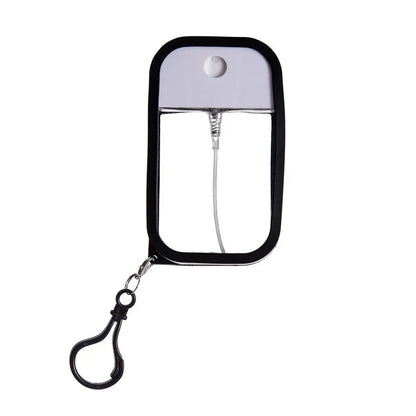 1 Juego de botella pulverizadora de tarjeta de 50ml, subembotellado de Perfume y Alcohol, subembotellado de agua de desinfección, subpaquete portátil de viaje