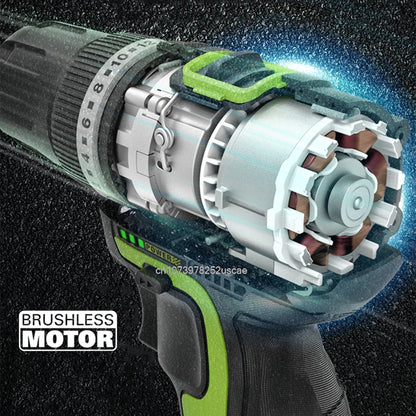 Taladro eléctrico inalámbrico WORX WU130X 12V 40Nm Motor sin escobillas con bolsa o caja de herramientas Paquete de batería universal naranja y verde