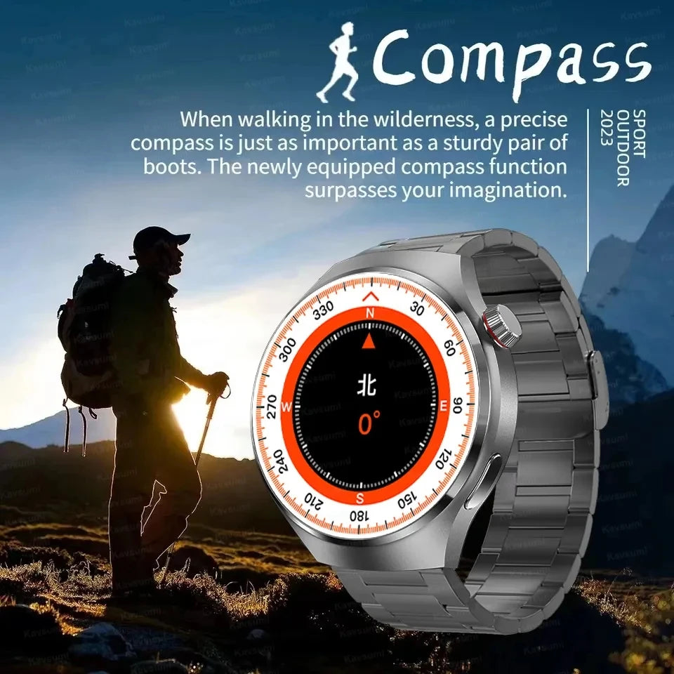 Reloj inteligente para hombre HUAWEI GT4 Pro con GPS y NFC, pantalla AMOLED de 360 x 360, control del ritmo cardíaco, llamadas por Bluetooth, IP68, resistente al agua, 2024