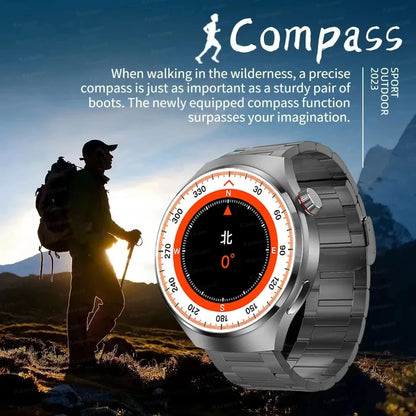 Reloj inteligente para hombre HUAWEI GT4 Pro con GPS y NFC, pantalla AMOLED de 360 x 360, control del ritmo cardíaco, llamadas por Bluetooth, IP68, resistente al agua, 2024