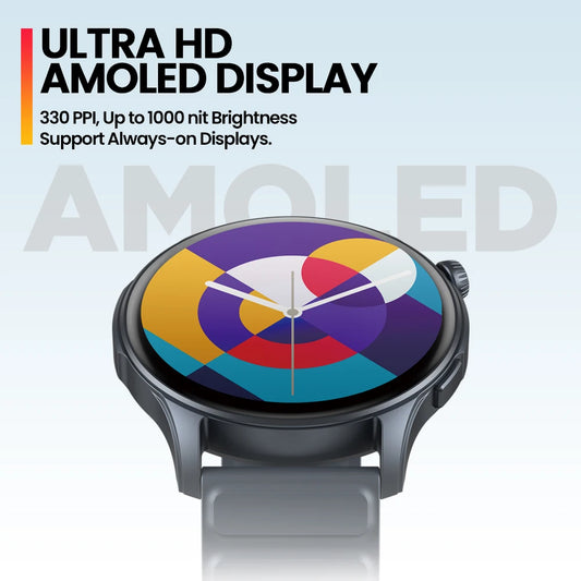 [Estreno mundial en 2024] Reloj inteligente Zeblaze Btalk 3 Pro con pantalla AMOLED, llamadas telefónicas Bluetooth de alta fidelidad, seguimiento de la salud y el estado físico