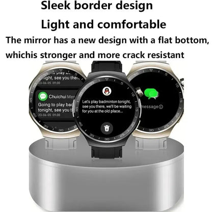 Reloj inteligente Ola Esporte para hombre GT3 Pro, pantalla HD de 390 x 390, control del ritmo cardíaco, llamadas por Bluetooth, IP67, resistente al agua, deportivo, esferas DIY