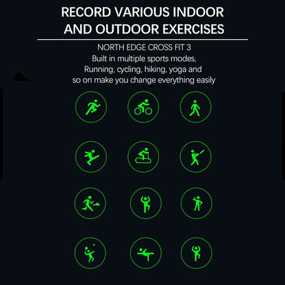 NORTH EDGE 2023 Nuevos relojes GPS para hombres Reloj deportivo inteligente Pantalla AMOLED HD 50M ATM Altímetro Barómetro Brújula Reloj inteligente para hombres