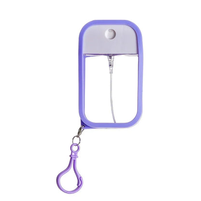 1 Juego de botella pulverizadora de tarjeta de 50ml, subembotellado de Perfume y Alcohol, subembotellado de agua de desinfección, subpaquete portátil de viaje