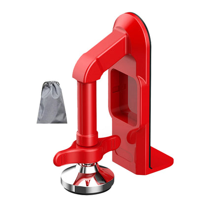 Tope de puerta portátil con potente alarma antirrobo, resistente y compacto para protección adicional en puertas.