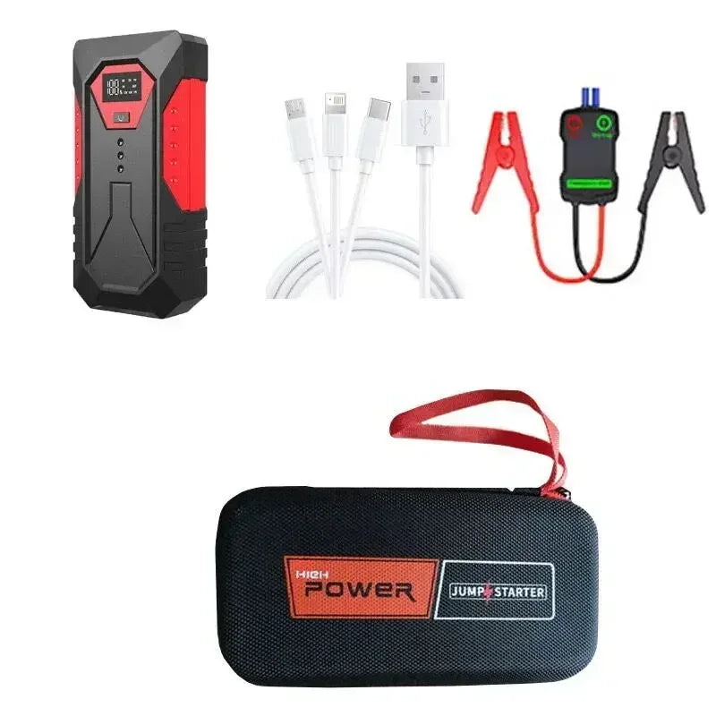 Arrancador de batería de coche de 18800mAh, Banco de energía portátil, refuerzo de batería de coche, dispositivo de arranque de coche de 12V para gasolina diésel 3.0L/1,5L