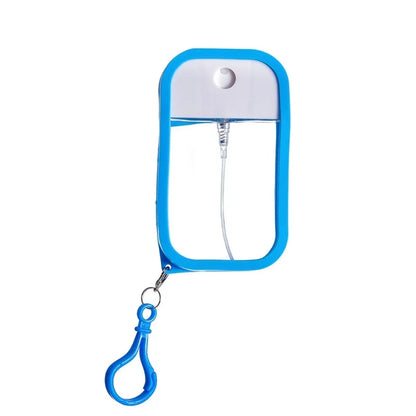 1 Juego de botella pulverizadora de tarjeta de 50ml, subembotellado de Perfume y Alcohol, subembotellado de agua de desinfección, subpaquete portátil de viaje