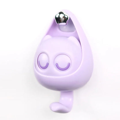 Ganchos de gato de dibujos animados, ganchos adhesivos de pared autoadhesivos, sombrero, bufanda, almacenamiento de llaves, ganchos para decoración del hogar, accesorios de baño, 1-5 uds.