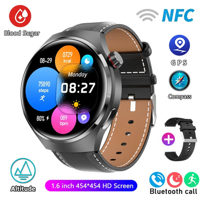 Reloj inteligente para hombre HUAWEI GT4 Pro con GPS y NFC, pantalla AMOLED de 360 x 360, control del ritmo cardíaco, llamadas por Bluetooth, IP68, resistente al agua, 2024