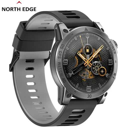 NORTH EDGE 2023 Nuevos relojes GPS para hombres Reloj deportivo inteligente Pantalla AMOLED HD 50M ATM Altímetro Barómetro Brújula Reloj inteligente para hombres