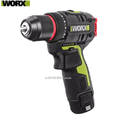 Taladro eléctrico inalámbrico WORX WU130X 12V 40Nm Motor sin escobillas con bolsa o caja de herramientas Paquete de batería universal naranja y verde